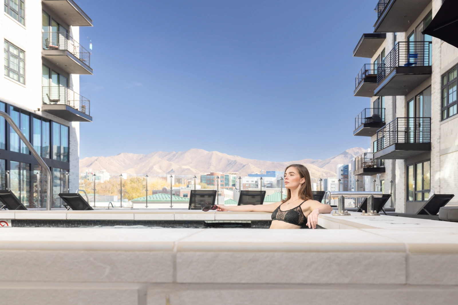 The pool deck + rooftop, every angle, photo 2 of 5