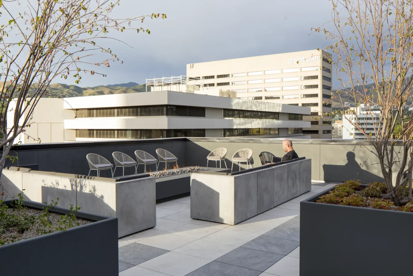 The rooftop · downtown Salt Lake City