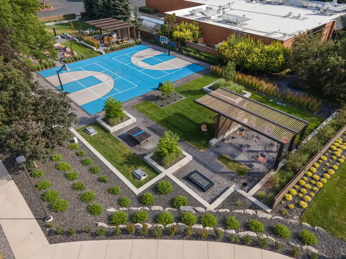 Your campus, next, Start outside.